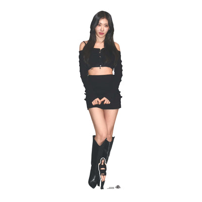 CS1147 Chaeryeong  Height 169cm Lifesize Cardboard Cut Out With Mini