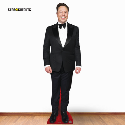 CS1156 Elon Musk Smart Suit Height 190cm Lifesize Cardboard Cut Out With Mini