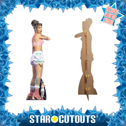 CS1157 Melanie Martinez on Stage Height 172cm Lifesize Cardboard Cut Out With Mini