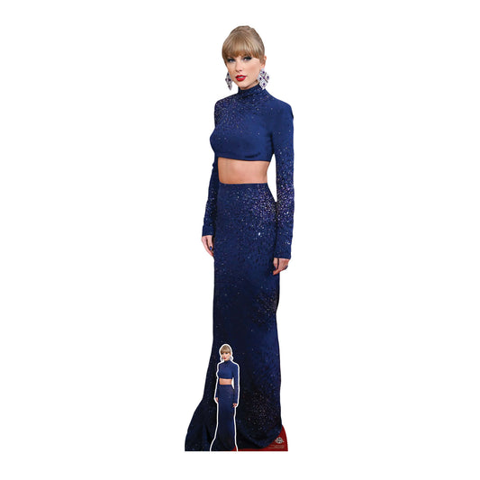 CS1166 Taylor Swift Crop Top Height 186cm Lifesize Cardboard Cut Out With Mini