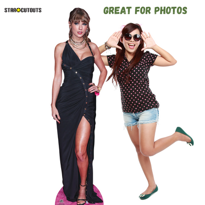CS1185 Taylor  Pose Height 182cm Lifesize Cardboard Cut Out With Mini