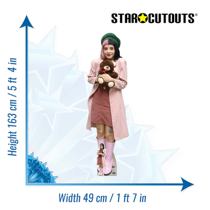 CS1190 Melanie Martinez Height 163cm Lifesize Cardboard Cut Out With Mini