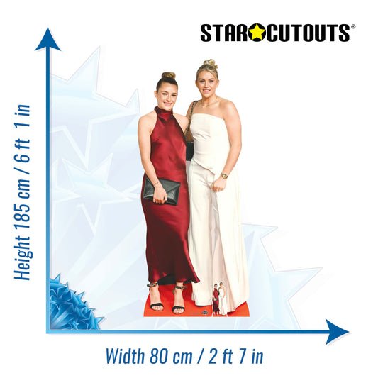 CS1205 Alessia Russo and Ella Toone Cardboard Cut Out Height 185cm