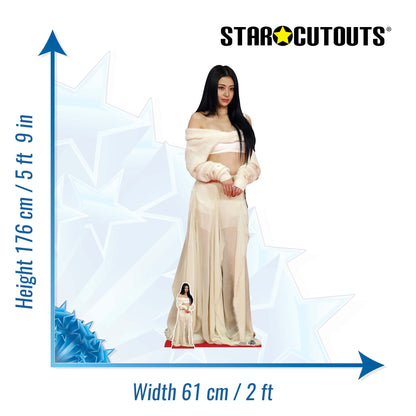 CS1206 Huh Yun-jin  Cardboard Cut Out Height 176cm