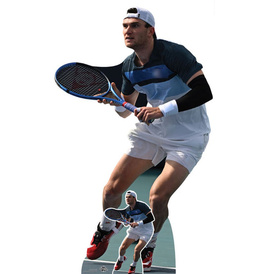 CS1211 Jack Draper - Tennis Player Cardboard Cut Out Height 159cm