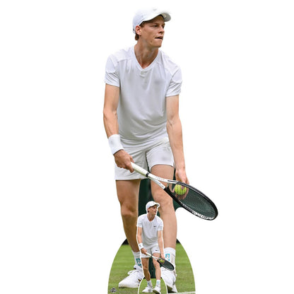 CS1212 Jannik Sinner -Tennis Player Cardboard Cut Out Height 191cm