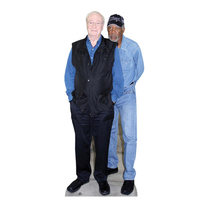 CS1214 Michael Caine and Morgan Freeman Cardboard Cut Out Height 189cm