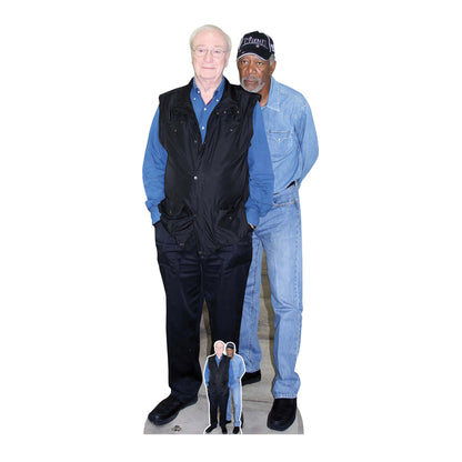 CS1214 Michael Caine and Morgan Freeman Cardboard Cut Out Height 189cm