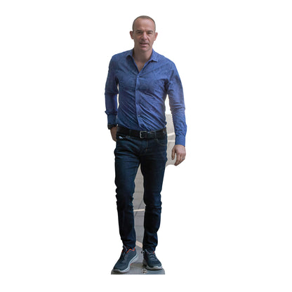 CS1224 Martin Lewis Cardboard Cut Out Height 181cm