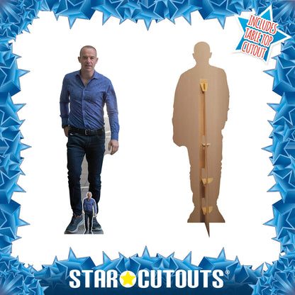 CS1224 Martin Lewis Cardboard Cut Out Height 181cm
