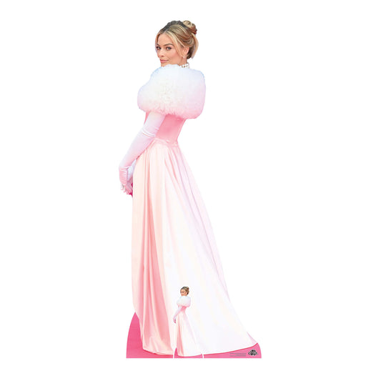 CS1225 Margot Robbie Pink Dress Height 170cm Lifesize Cardboard Cut Out With Mini