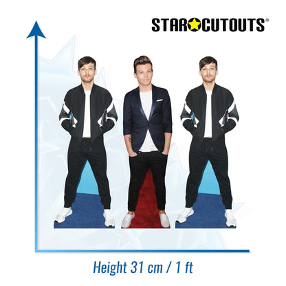 CS1231 Louis Tomlinson Shelf Top Cutout Pack of Three  Cardboard Cutouts Height 31cm