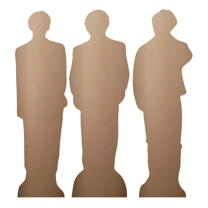 CS1236  V Shelf Top Cutout Pack of Three  Cardboard Cutouts Height 31cm