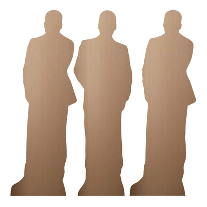 CS1237  Sebastian Stan Shelf Top Cutout Pack of Three  Cardboard Cutouts Height 31cm