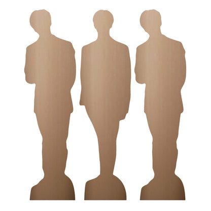CS1240 Jin Shelf Top Cutout Pack of Three  Cardboard Cutouts Height 31cm