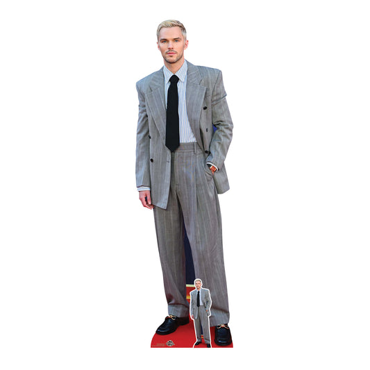 CS1242 Nicholas Hoult Cardboard Cutout Height 191cm