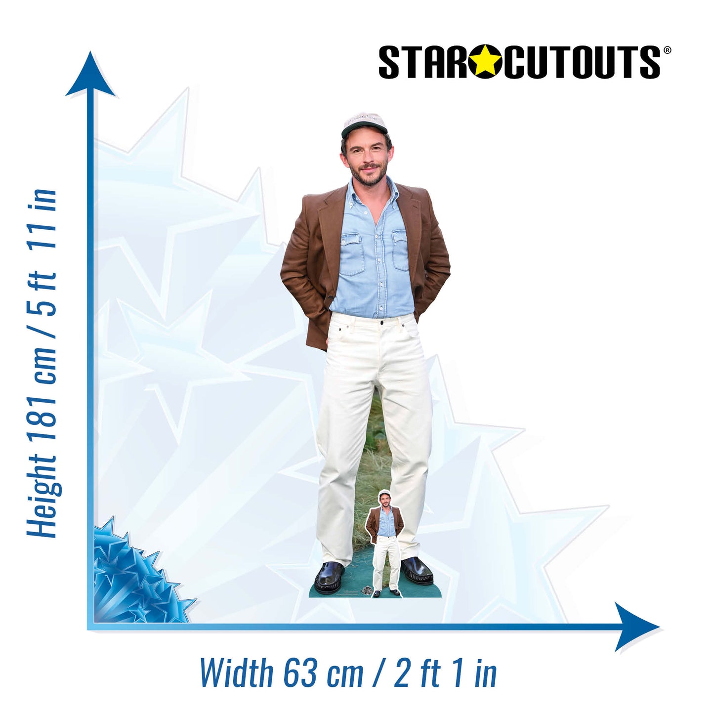 CS1243 Jonathan Bailey Cardboard Cutout Height 181cm