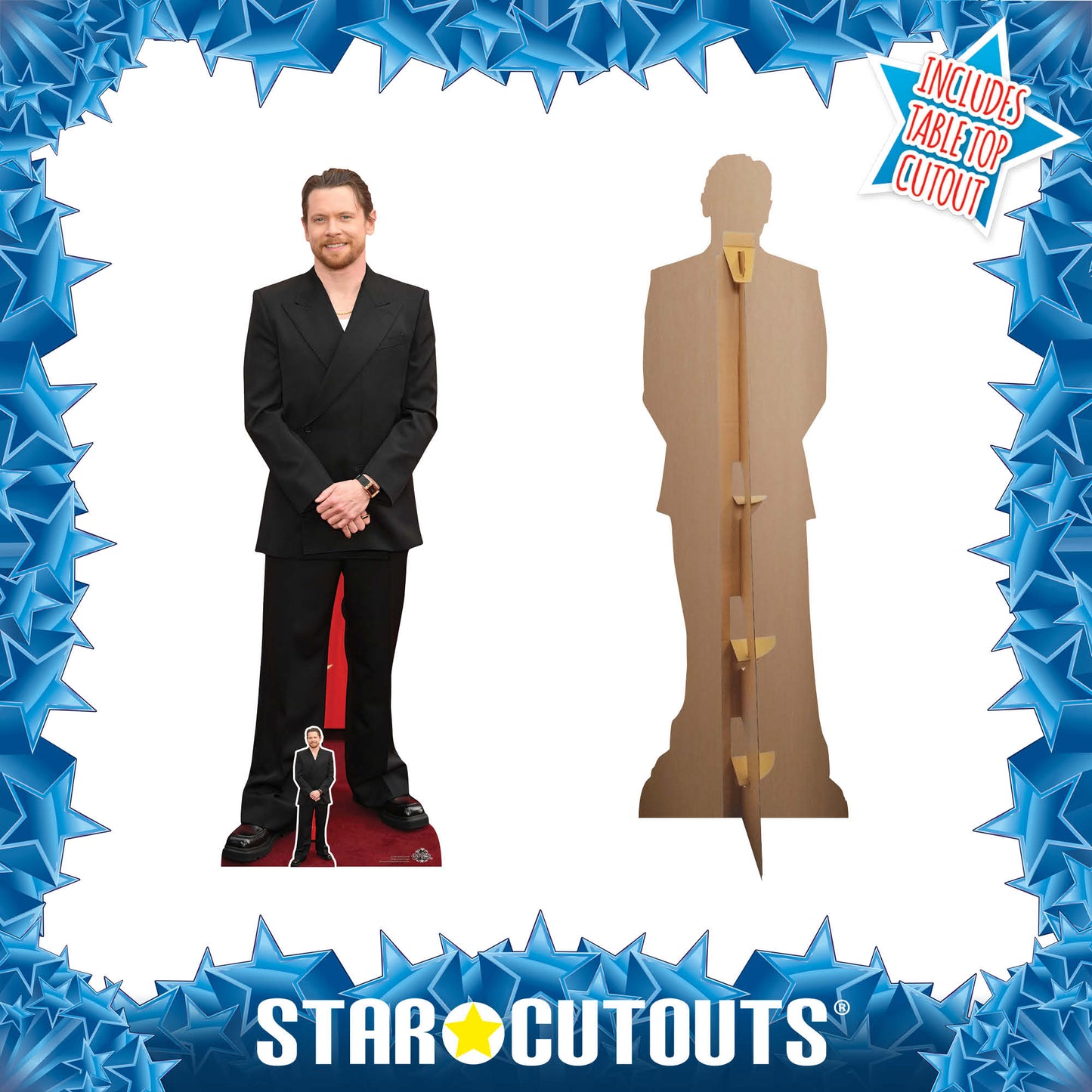 CS1245 Jack O'Connell Cardboard Cutout Height 174cm