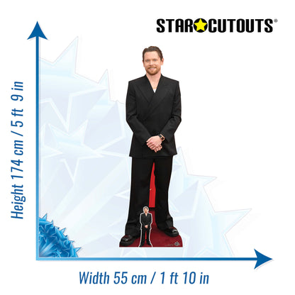 CS1245 Jack O'Connell Cardboard Cutout Height 174cm
