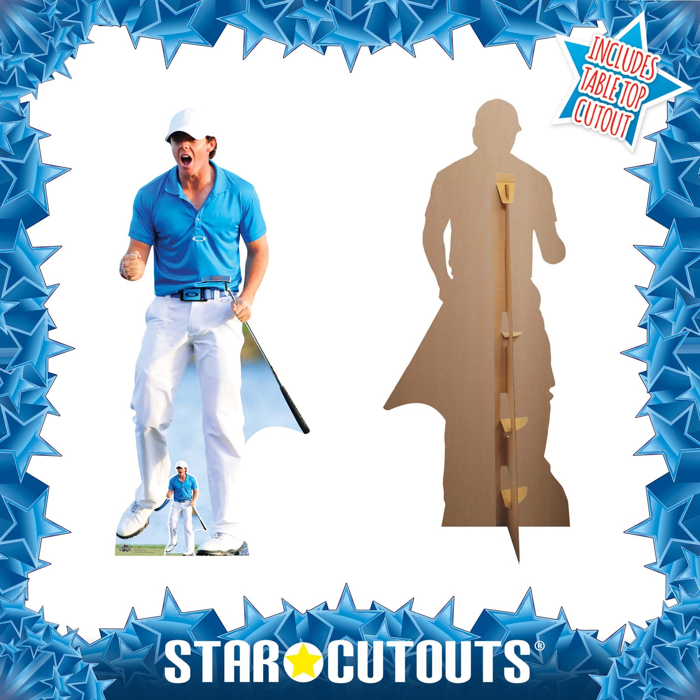 CS1248 Rory McIlroy Cardboard Cutout Height 175cm