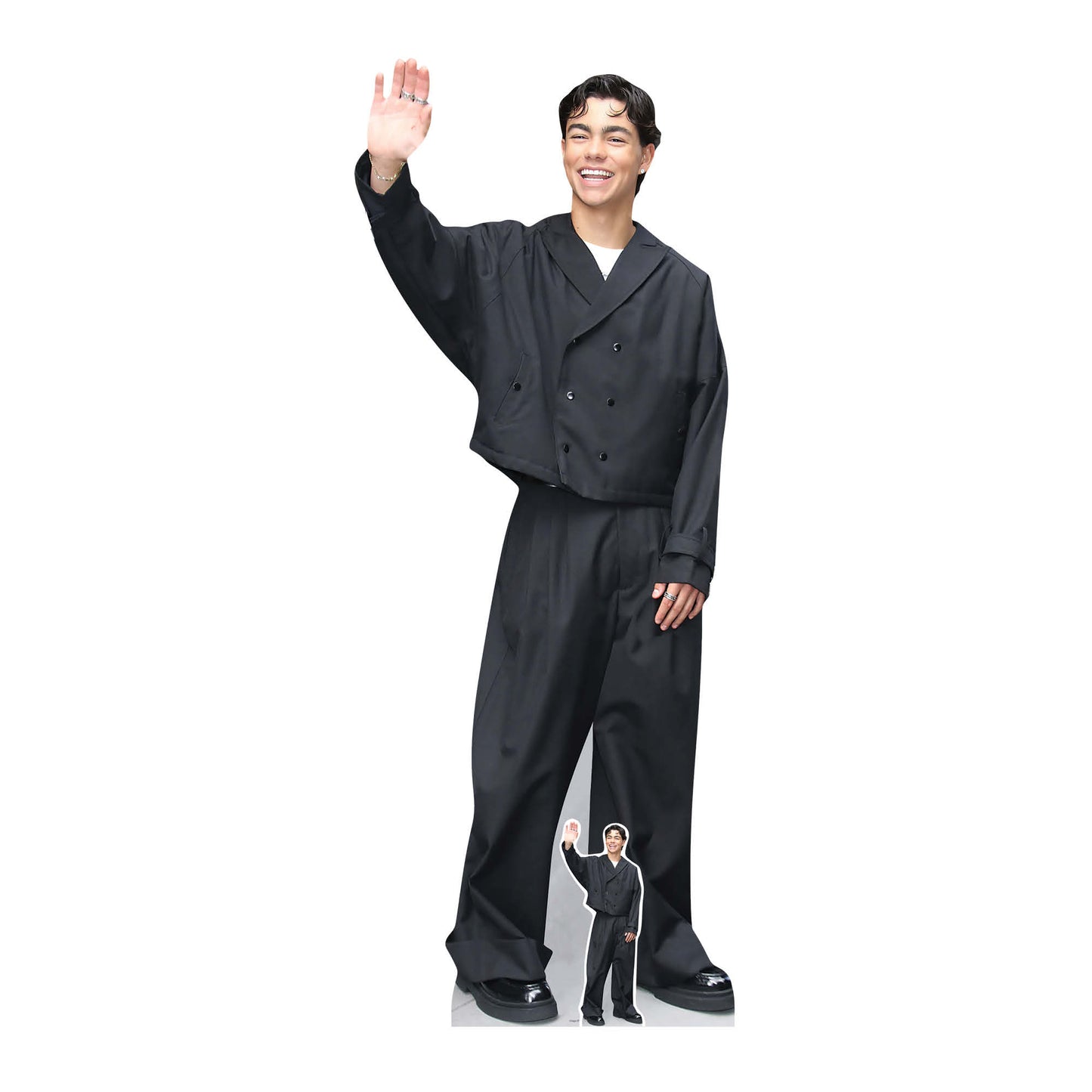 CS1263 Malachi Barton Black Outfit Cardboard Cutout Height 193cm