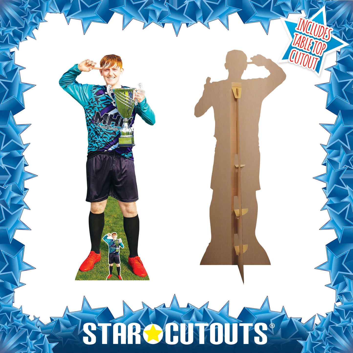 CS1264 Morgan Burtwistle Cardboard Cutout Height 183cm