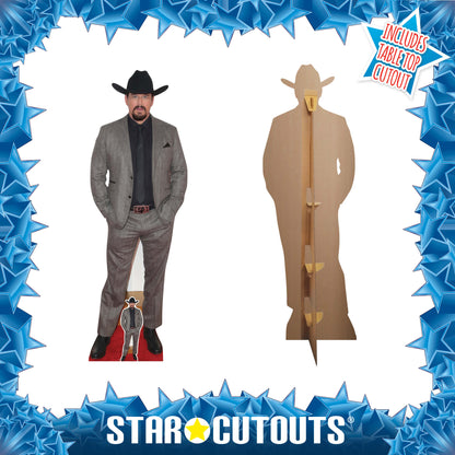 CS1266 Cole Hauser Cardboard Cutout Height 191cm