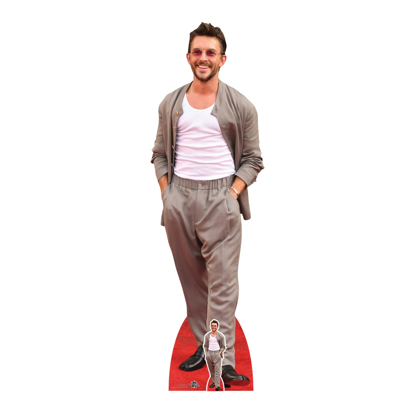 CS1273 Jonathan Bailey Grey Cardboard Cutout Height 181cm