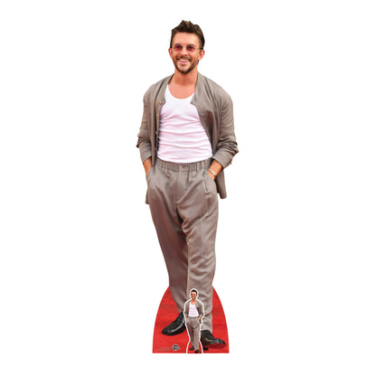 CS1273 Jonathan Bailey Grey Cardboard Cutout Height 181cm