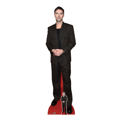 CS1274 Nicholas Hoult Black Suit Cardboard Cutout Height 191cm