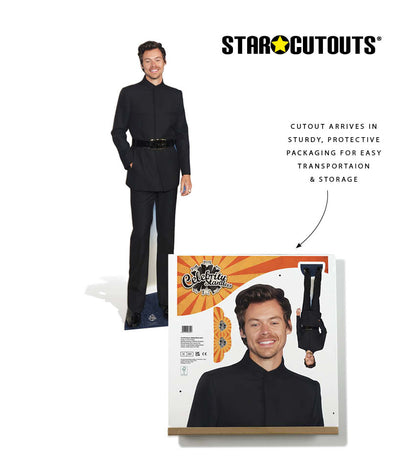 CS1275 Happy Harry Styles Lifesize Cardboard Cutout With Mini Cutout