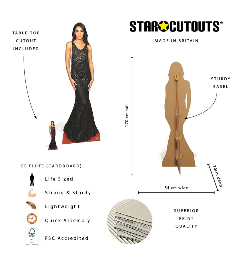 CS1280 Olivia Dean Cardboard Cutout Height 170cm