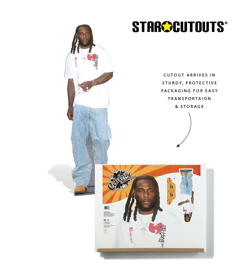 CS1281 Burna Boy  Cardboard Cutout Height 188cm