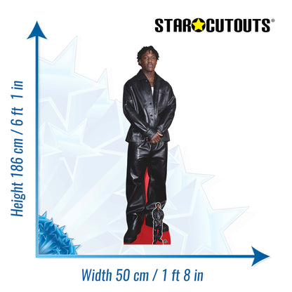 CS1286 Kobbie Mainoo Footballer World Cup 2026 Cardboard Cutout Height 186cm With Mini