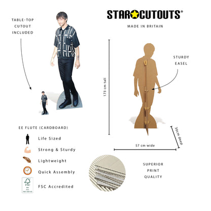 CS1290 Louis Tomlinson Singer Songwriter  Cardboard Cutout Height 173cm