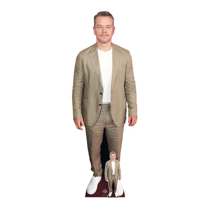 CS1293 Matt Damon Cardboard Cutout Height 179cm