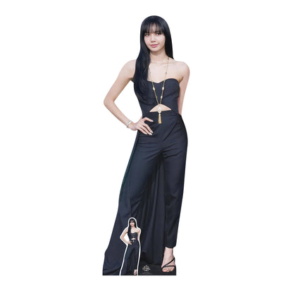 CS1310 Lisa Black Pink KPop  Cardboard Cut Out Height 168cm