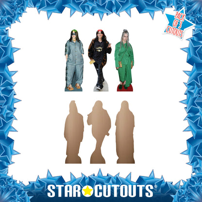 CS1395 B Eilish Shelf Top Pack Cardboard Cut Outs Height 31cm