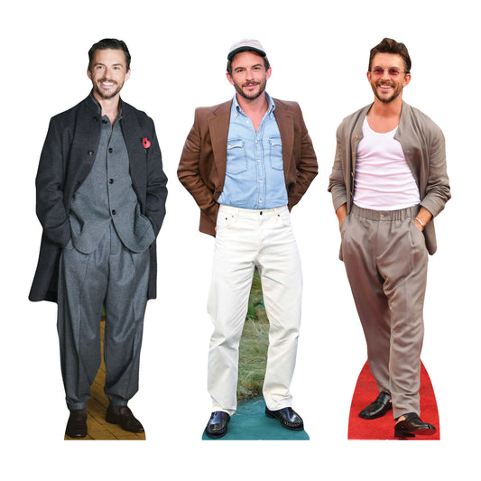CS1396 Jonathan Bailey Trio Shelf Top Pack Cardboard Cutouts Height 30cm
