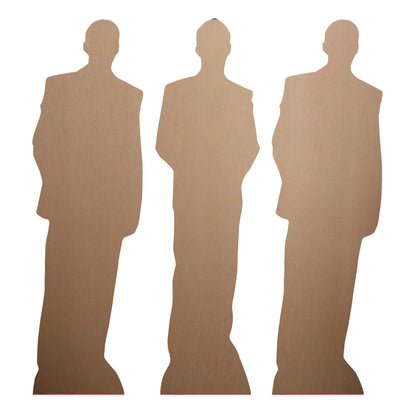CS1397  Nicholas Hoult Trio Shelf Top Pack Cardboard Cutouts  Height 30cm