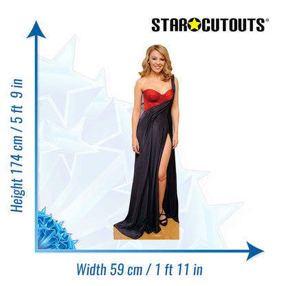 CS387 Kylie Minogue Height 174cm Lifesize Cardboard Cutout