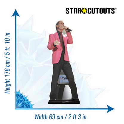 CS554 Cliff Richard - 50th Anniversary Height 178cm Lifesize Cardboard Cutout