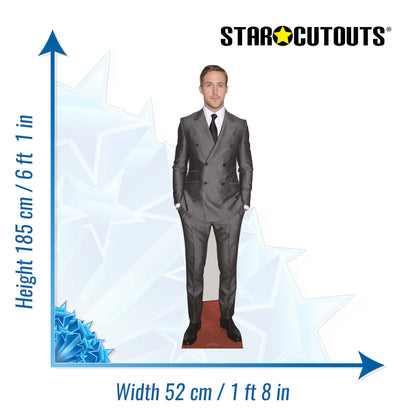 CS569 Ryan Gosling Height 185cm Lifesize Cardboard Cutout
