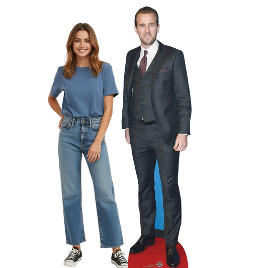 CS740 Harry Kane Footballer World Cup 2026 Height 187cm Lifesize Cardboard Cut Out With Mini
