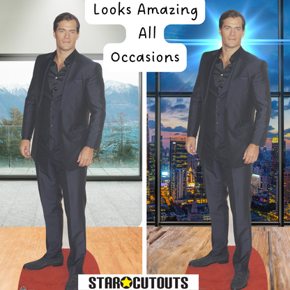 CS768 Henry Cavill Height 185cm Lifesize Cardboard Cut Out With Mini