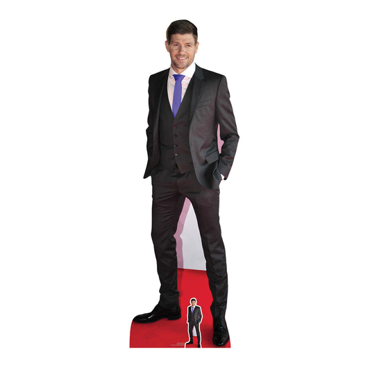 CS899 Steven Gerrard Suit Height 184cm Lifesize Cardboard Cut Out With Mini