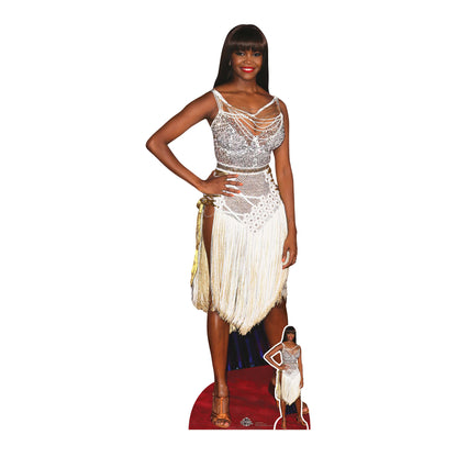 CS930 Oti Mabuse Height 168cm Lifesize Cardboard Cut Out With Mini
