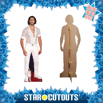 CS931 Graziano Di Prima Height 183cm Lifesize Cardboard Cut Out With Mini
