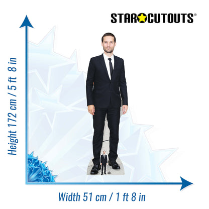 CS955 Tobey Maguire Height 172cm Lifesize Cardboard Cut Out With Mini