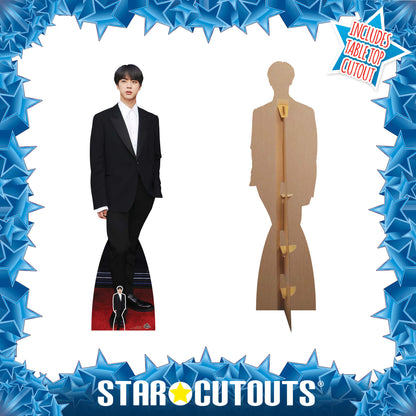 CS959 Jin Bangtan Boys Kim Seok-jin White Shirt Height 180cm Lifesize Cardboard Cut Out With Mini